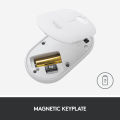 Logitech M350 Pebble Wireless Bluetooth Mouse - Silent (Off White). 