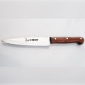 Chef Best Quality Stainless Steel Meat Knife 8 inch Wooden Handle. 