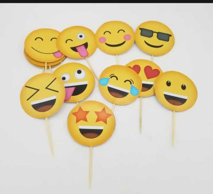EMOJI%20CUPCAKE%20TOPPER%20PACK%20OF%2010%20CUPCAKE%20TOPPERS%20-%20Image%202