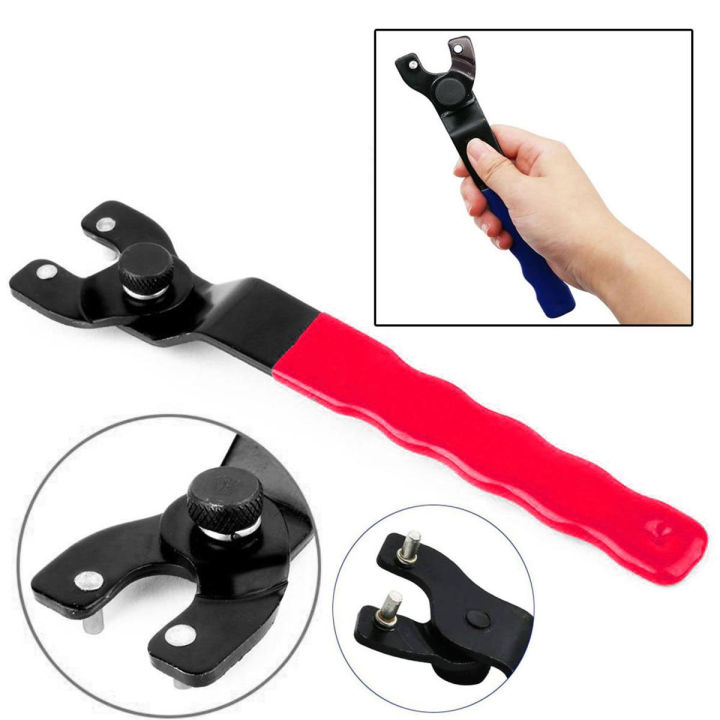Universal Adjustable 2 Pin Spanner Wrench Angle Grinder Key 10-30mm Heavy Duty for 4, 5, 6, 7, 8, inch Grinder
