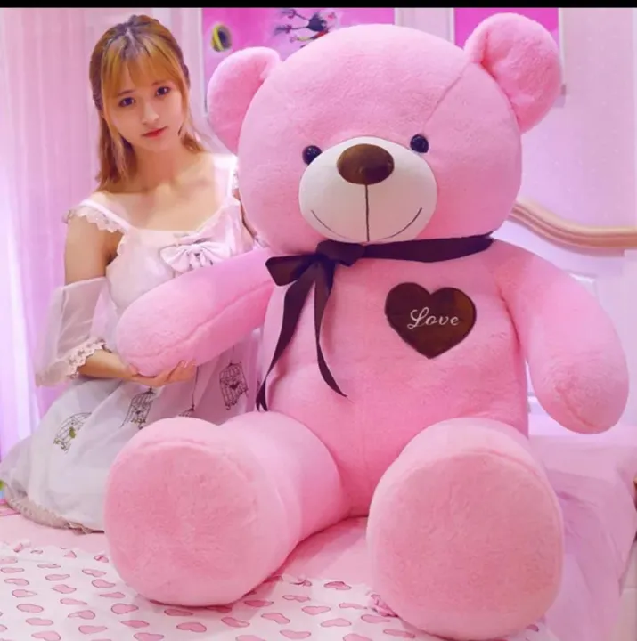 3%20Feet%20High%20Imported%20Quality%20Luxury%20Teddy%20Bear%20Plush%20Toys%20Stuffed%20Plush%20Animals%20Bear%20Doll%20Birthday%20with%20Heart%20Valentines%20Gift%20for%20Girl%20Love%20Gift%20for%20Children%20-%20Image%202