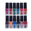 Pack Of 12 Peel off Nail Polish (Available In 2 Variants). 