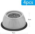 Pack of 4 Washing Machine Foot Pads, Washing Machine Vibration Damper Washing Machine Feet Rubber Anti Vibration Washing Machine Feet for Washing Machine & Dryer. 