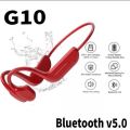 HD G10 Bone Conduction Headphones Bluetooth Compatible 5.0 Sports Waterproof Headset Noise Cancelling Wireless Sports Headphones for ios/Android. 