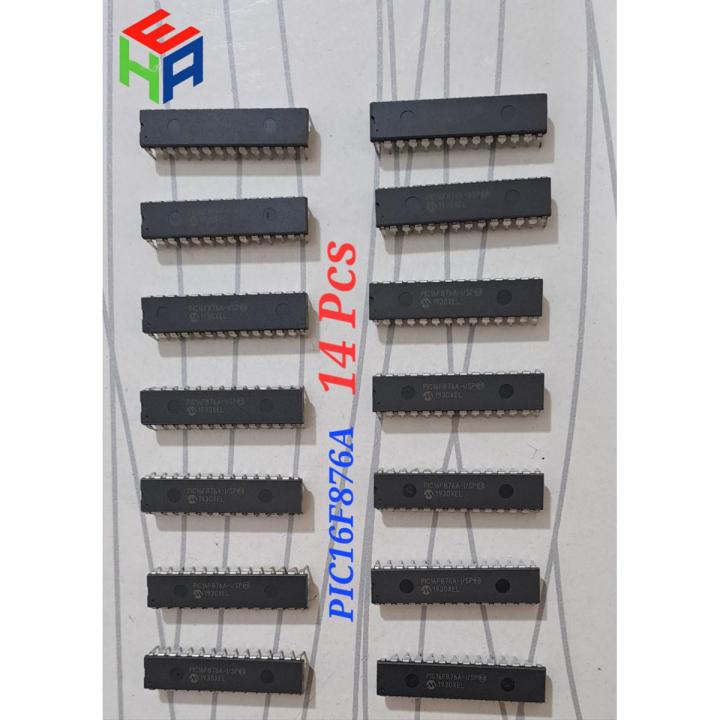 14 Pcs PIC16F876A Microcontroller DIP PIC 16F876A  28pins IC 16F876