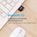 Kebidu USB Bluetooth 5.0 Adapter Dual Mode Wireless BT Dongle. 