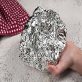 Aluminum foil sheet 30cm | Aluminium Foil Sheet for Kitchen | Aluminium foil sheet for food | Aluminium Foil Roll Sheet for Cooking | Aluminum Sheet Heat Resistant| Aluminum Foil Art# M247 -Alu-Foil90100-30cm-GroFCF-0001. 
