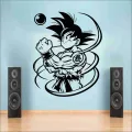 Goku Squat Gym Motivation Dragon Ball Wall Art Print Photo Poster Bedroom For Living Room stickers ID#4891. 