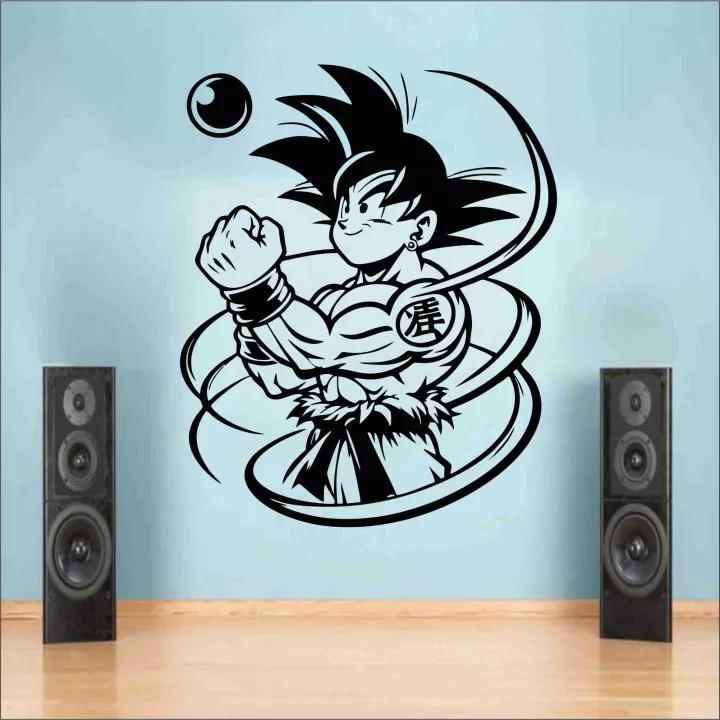 Goku Squat Gym Motivation Dragon Ball Wall Art Print Photo Poster Bedroom For Living Room stickers ID#4891