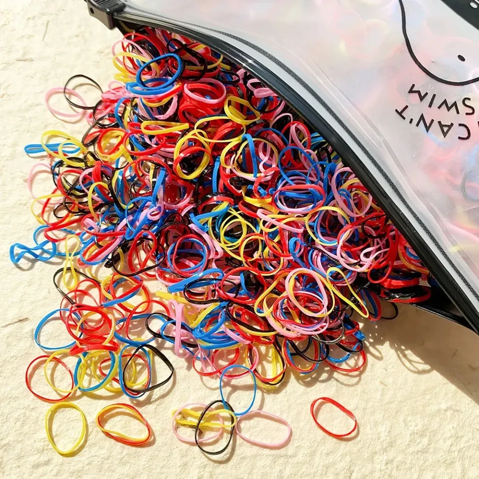 Rubber Bands for Hair 100 pcs Rubber Bands for Girls Kids