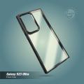 Galaxy S23 Ultra Clear Case with Black Border. 