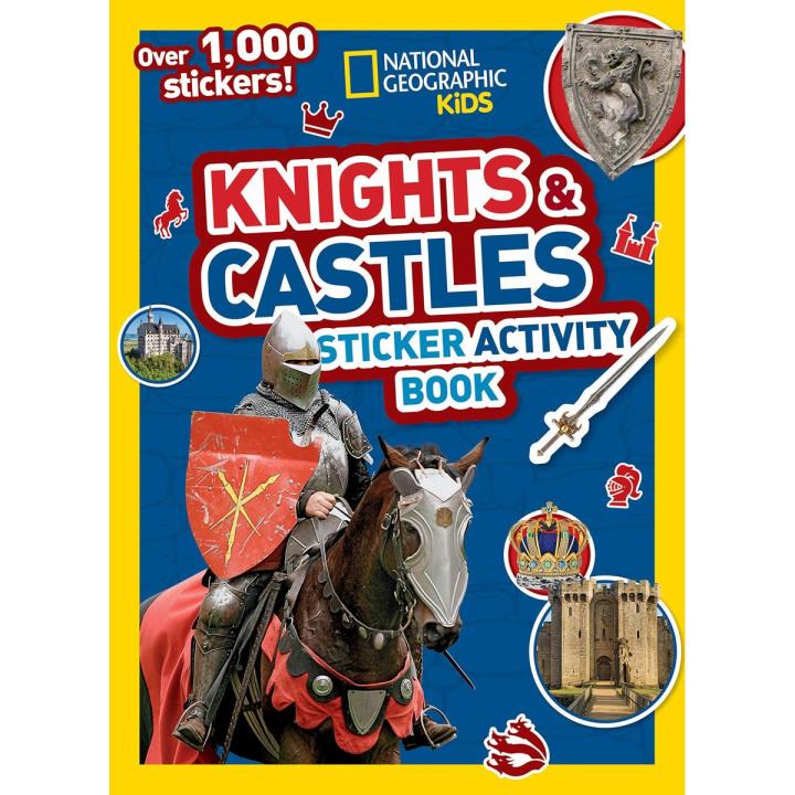 Liberty Books | Knights And Castles Sticker Activity Book by National Geographic Kids (100% Original)