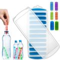 Portable TPR Ice Cube Tray with Lid Water Sport Bottles Ice Stick Tray Mold Food Container Ice Maker Kitchen Accessories. 