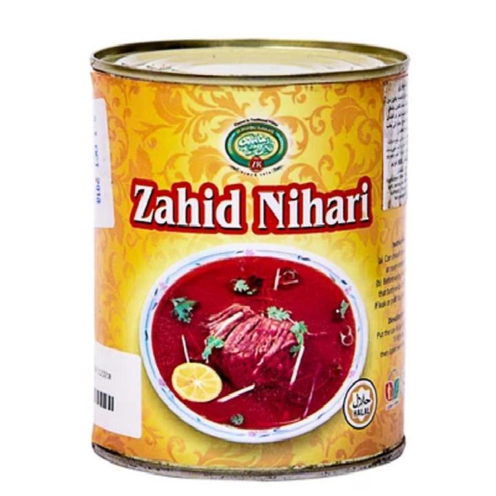 Enjoy the Taste of Karachi's Famous Zahid Nihari 900gram Tin Pack