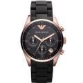 Emporio Armani AR5906 Stainless Steel & Silicone Wrist Watch for Women / Wrist Watch For Girls’s. 