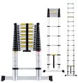 8FT 10ft.12ft.14ft.16ft.18ft.20ft,22ft.24Feet Aluminum Telescoping Telescopic Ladder Folding Ladder in Extendable Ladder for Household and Outdoor-Multi-functional A Frame Portable Extension Folding Multi-Purpose Heavy Duty Ladder. 