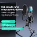 YANMAI SF666R RGB Gamimg Computer Microphone Condenser Wire Mic for Podcast Recording Studio Streaming Laptop Desktop SF-666R. 