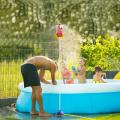 Rocket Jet Sprinkler Toys Spinning Flying Splash Playing Water Toy Summer Outdoor Water Powered Launcher Kids Bath Toys. 