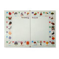 Reusable Writing Book Board - Learning and Educational Cardboard - Write and Wipe - Whiteboard Notebook For Kids Boys Girls - Alphabet Letter Numbering Word. 