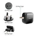 Plugs for MINIX P1, P2, P3 usb-c wall GaN quick charger ( EU , UK AU optional). 