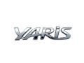 Pack of 1 Toyota yaris logo emblem Plastic Chrome Monogram. 