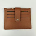 Certificate Cover With Zipper Card And ID Holder With Buckle Closure Card Holder With Zipper And Buckle Driver's License Wallet Zippered Card Case. 