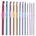 Aluminium Crochet Hook Set - 12 Size (2mm-8mm). 