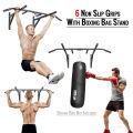 6 Grips Wall Mounted Pull Up Bar Chin up bar, Multi-Grip Pull Up Bar for Home Gym Fitness Exercise workouts, Arm And Upper Body Strength Training Fitness Bar. 