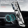 For Apple iPhone 13 Pro Max Phone Case, 2022 New Push Window Magnetic Car Mount Anti-Fall Hard Cover. 