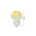 Quorrae Luminous Mushroom Statue Delicate Luminous Statue Figurine Ornament Scene Layout Prop. 