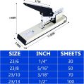 Heavy Duty Stapler Machine – Up to 240 Pages (100–120 Sheets) | 23/13 Staple Compatible | Office Book Stapler | PMP Imported Quality. 