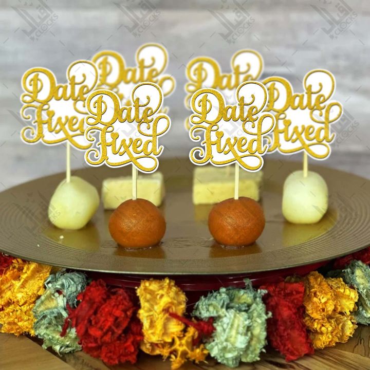 Pack%20of%2012%20Date%20Fixed%20mithai%20Toppers,%20Digital%20print%20cupcake%20Topper,%20Perfect%20for%20Engagement,%20Wedding%20Party%20Celebration%20&%20cake%20Decoration%20-%20Image%203