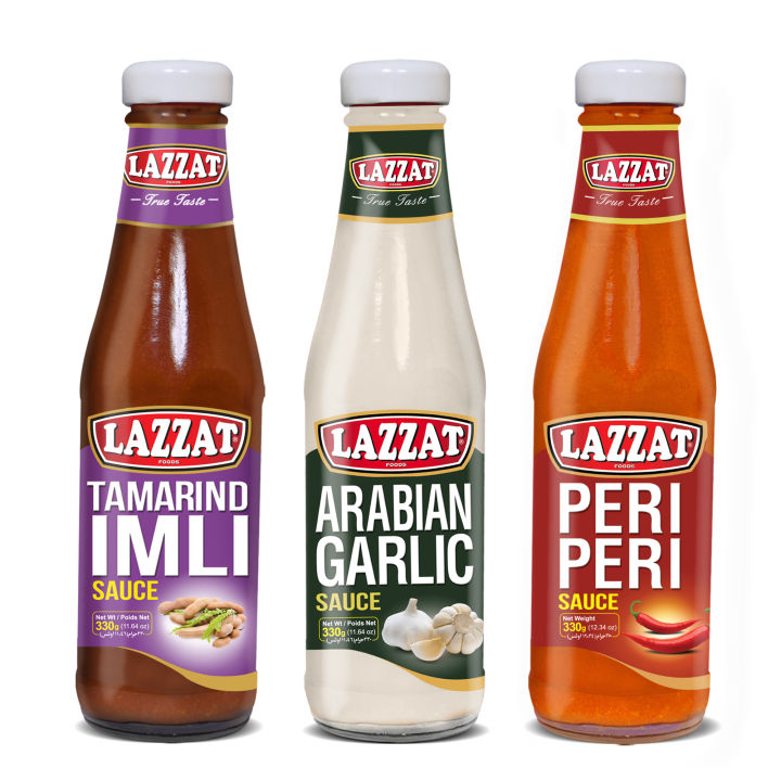 Lazzat Sauce Trio Bundle 1