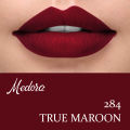 Medora Lipstick in Shade 284 - True Maroon. 