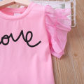 Humor Bear Summer Toddler Girls Clothes 2Pcs Outfits Kids Clothing for Girls Denim Suit Children Clothing. 