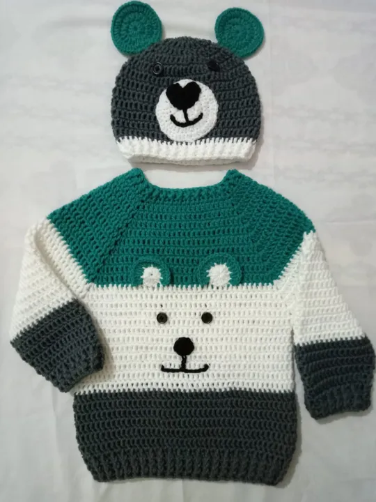Baby%20Sweater%20/%20Crochet%20/%20Handmade%20-%20Image%204