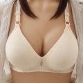 Non Wired Brazier for Women Plain Soft  Foam Push up Padded Lifting Lightly Comfort Bras for Girls with Adjustable Straps and Back Closure for B and C Cups random colours All Size From 34 To 50 Are Available. 