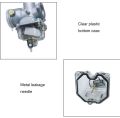 Motorcycle CG125 Carburetor Tank Transparent Clear Bottom Float Bowl Oil Cup. 