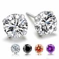 【The hottest this year】 Rhinestone Studs Men's Elegant Imitation Diamond Small Ear Bone Stud Single Diamond Hong Kong Style Earrings Ear-Caring Women. 