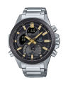 the high-spec, high-tech beauty of the EDIFICE metal chronograph with serious style and effortless smartphone connectivity-ECB-30DB-1A9DF. 