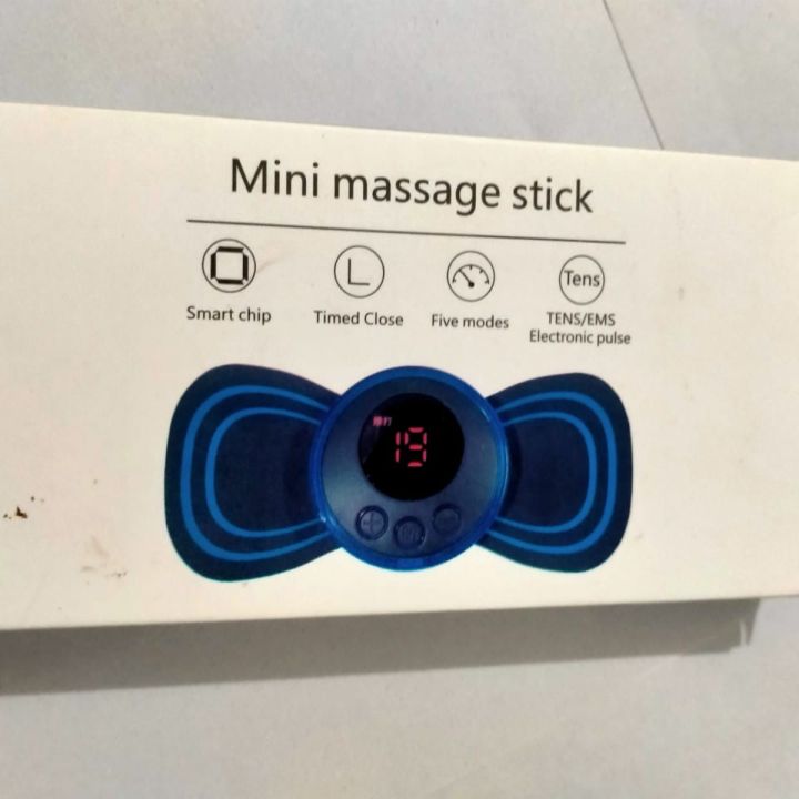 High Quality Portable EMS Mini Electric Neck - Shoulder - Arm - Foot - Back Body Massager Cervical Muscle Therapy Pressure Pain Relief - Rechargeable