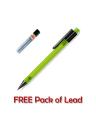 Plastic Body Clutch/Mechanical Pencil with FREE Hi-Polymer Lead Refill Pack. 