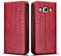 phone Case For Samsung Galaxy J7 2016 Cases J710 J710F Cover FOR Samsung J7 2016 Coque flip Crocodile texture leather. 