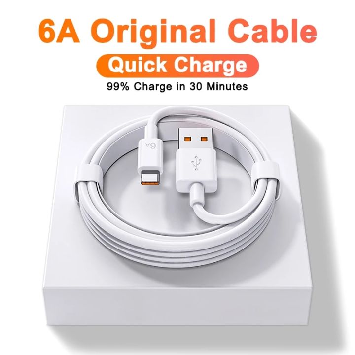 For Xiaomi Original 6A USB Type C Cable For Xiaomi 12 12T 11T 13 Pro Ultra USB C Cable For Redmi Note 10 11 12 Pro Fast Charging