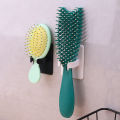 Comb Holder Bathroom Wall Hanging Comb Storage Rack Hair Clip Organizer Air Cushion Comb Holder Creative Plastic Rack 1Pcs. 