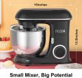 Imported professional dough mixer Fezen Stand Mixer,7. LITER 1500W 6-Speed Electric Tilt-Head Food Mixer, Kitchen Mixer with Dishwasher-Safe Dough Hook, Flat Beater, Wire Whip for Home. 