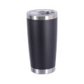 Factory direct supply 20oz car cup spray 304 stainless steel double-layer vacuum insulation cold insulation car ice bomber cup. 