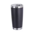 Factory direct supply 20oz car cup spray 304 stainless steel double-layer vacuum insulation cold insulation car ice bomber cup. 