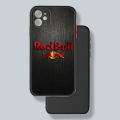 【AmbitionmA】Brand Red-Bull For Apple iPhone 15 14 13 12 11 mini Pro Max 8 7 6S 6 XR X XS Plus Frosted Translucent Phone Case. 