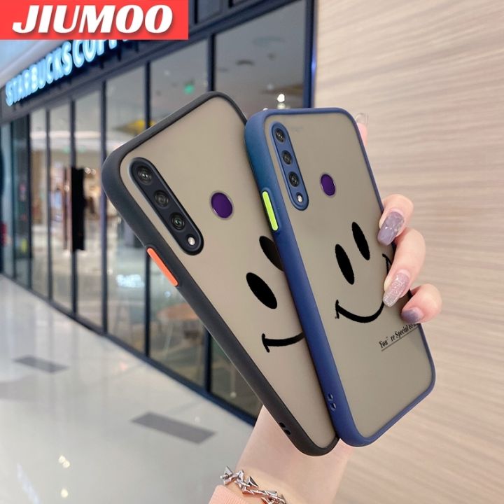 JIUMOO%20For%20Huawei%20Y6P%20Case%20Fashion%20Simple%20Smile%20Face%20Frosted%20Transparent%20Back%20Cover%20Lens%20Camera%20Protect%20Phone%20Case%20Edge%20Full%20Cover%20Casing%20Hard%20Cases%20-%20Image%203